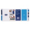 HP 80 (C4821A) печатающая головка голубая
