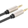 Кабель Ugreen AV125 10605 3.5 мм - 3.5 мм (3 м, черный/серый)